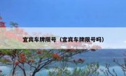 宜宾车牌限号（宜宾车牌限号吗）