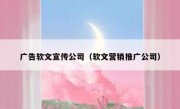 广告软文宣传公司（软文营销推广公司）