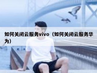 如何关闭云服务vivo（如何关闭云服务华为）