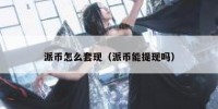 派币怎么套现（派币能提现吗）