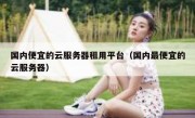 国内便宜的云服务器租用平台（国内最便宜的云服务器）