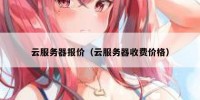 云服务器报价（云服务器收费价格）
