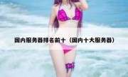 国内服务器排名前十（国内十大服务器）
