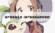 国产服务器名录（国产服务器品牌有哪些）
