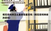 樱花密码锁怎么重新设置密码（樱花密码锁修改密码）