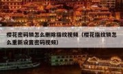 樱花密码锁怎么删除指纹视频（樱花指纹锁怎么重新设置密码视频）