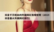 抖音千万粉丝的外国网红有哪些呢（2019抖音最火外国网红排行）