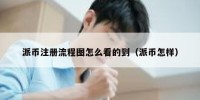 派币注册流程图怎么看的到（派币怎样）