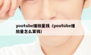 youtube播放量钱（youtube播放量怎么算钱）