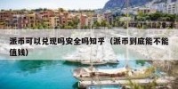 派币可以兑现吗安全吗知乎（派币到底能不能值钱）