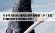三个常见的国内服务器品牌有哪些（三个常见的国内服务器品牌有哪些呢）