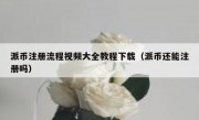 派币注册流程视频大全教程下载（派币还能注册吗）