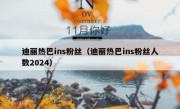迪丽热巴ins粉丝（迪丽热巴ins粉丝人数2024）