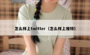 怎么样上twitter（怎么样上推特）