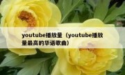 youtube播放量（youtube播放量最高的华语歌曲）