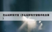 怎么玩转支付宝（怎么玩转支付宝租手机合算）