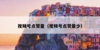 视频号点赞量（视频号点赞量少）
