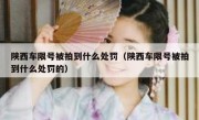 陕西车限号被拍到什么处罚（陕西车限号被拍到什么处罚的）