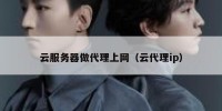 云服务器做代理上网（云代理ip）