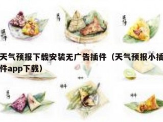 天气预报下载安装无广告插件（天气预报小插件app下载）