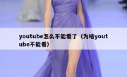 youtube怎么不能看了（为啥youtube不能看）
