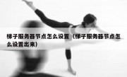 梯子服务器节点怎么设置（梯子服务器节点怎么设置出来）