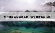 怎么购买油管频道会员（油管频道会员价格）