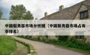 中国服务器市场分析图（中国服务器市场占有率排名）