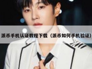 派币手机认证教程下载（派币如何手机验证）