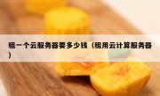 租一个云服务器要多少钱（租用云计算服务器）