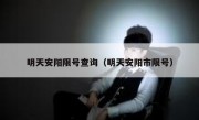明天安阳限号查询（明天安阳市限号）