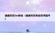 迪丽热巴ins粉丝（迪丽热巴粉丝控评超牛）
