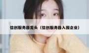信创服务器龙头（信创服务器入围企业）