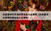 抖音里评论获得的赞会加入总赞吗（抖音里评论获得的赞会加入总赞吗）