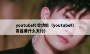 youtube打赏功能（youtube打赏能用什么支付）