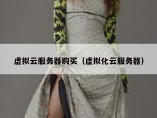 虚拟云服务器购买（虚拟化云服务器）