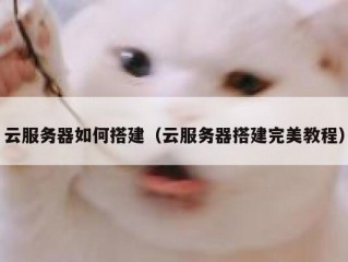 云服务器如何搭建（云服务器搭建完美教程）