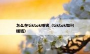 怎么在tiktok赚钱（tiktok如何赚钱）