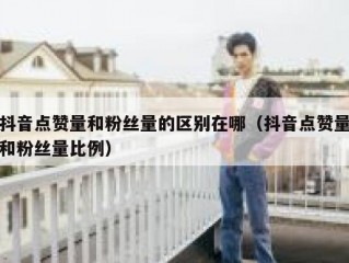 抖音点赞量和粉丝量的区别在哪（抖音点赞量和粉丝量比例）