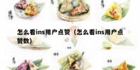 怎么看ins用户点赞（怎么看ins用户点赞数）
