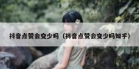 抖音点赞会变少吗（抖音点赞会变少吗知乎）