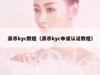 派币kyc教程（派币kyc申请认证教程）