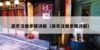 派币注册步骤详解（派币注册步骤详解）