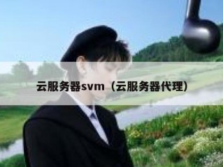 云服务器svm（云服务器代理）