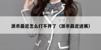 派币最近怎么打不开了（派币最近进展）