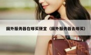 国外服务器在哪买便宜（国外服务器去哪买）