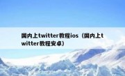 国内上twitter教程ios（国内上twitter教程安卓）