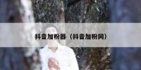 抖音加粉器（抖音加粉网）