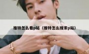 推特怎么看p站（推特怎么搜索p站）