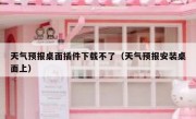 天气预报桌面插件下载不了（天气预报安装桌面上）